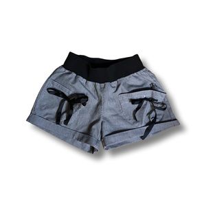 Black & White Stripped Shorts